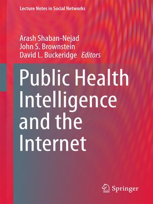 cover image of Public Health Intelligence and the Internet